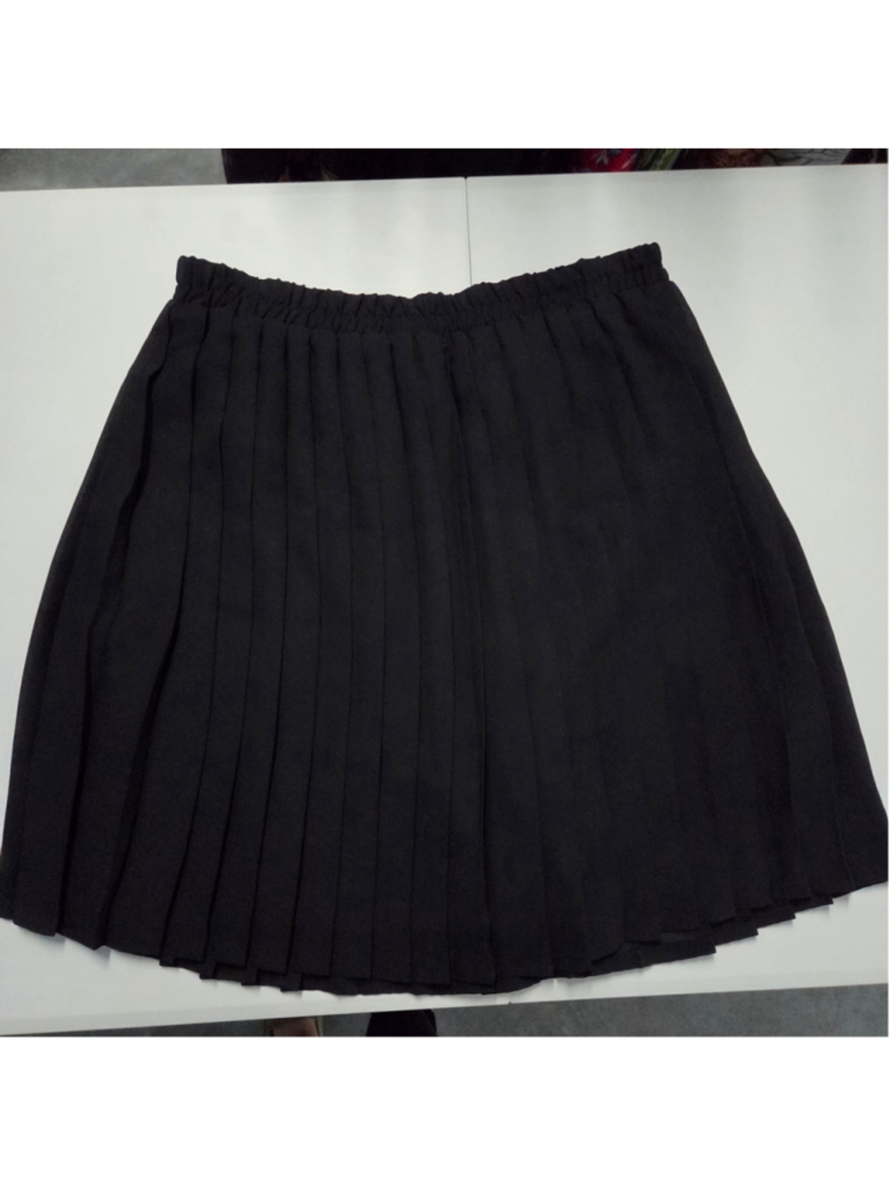 Gemilli Black Pleated Mini Skirt Whimsigoth Grunge Alternative Goth Size M